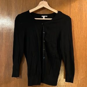 Black cardigan